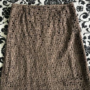 Jones New York die cut overlay skirt size 10